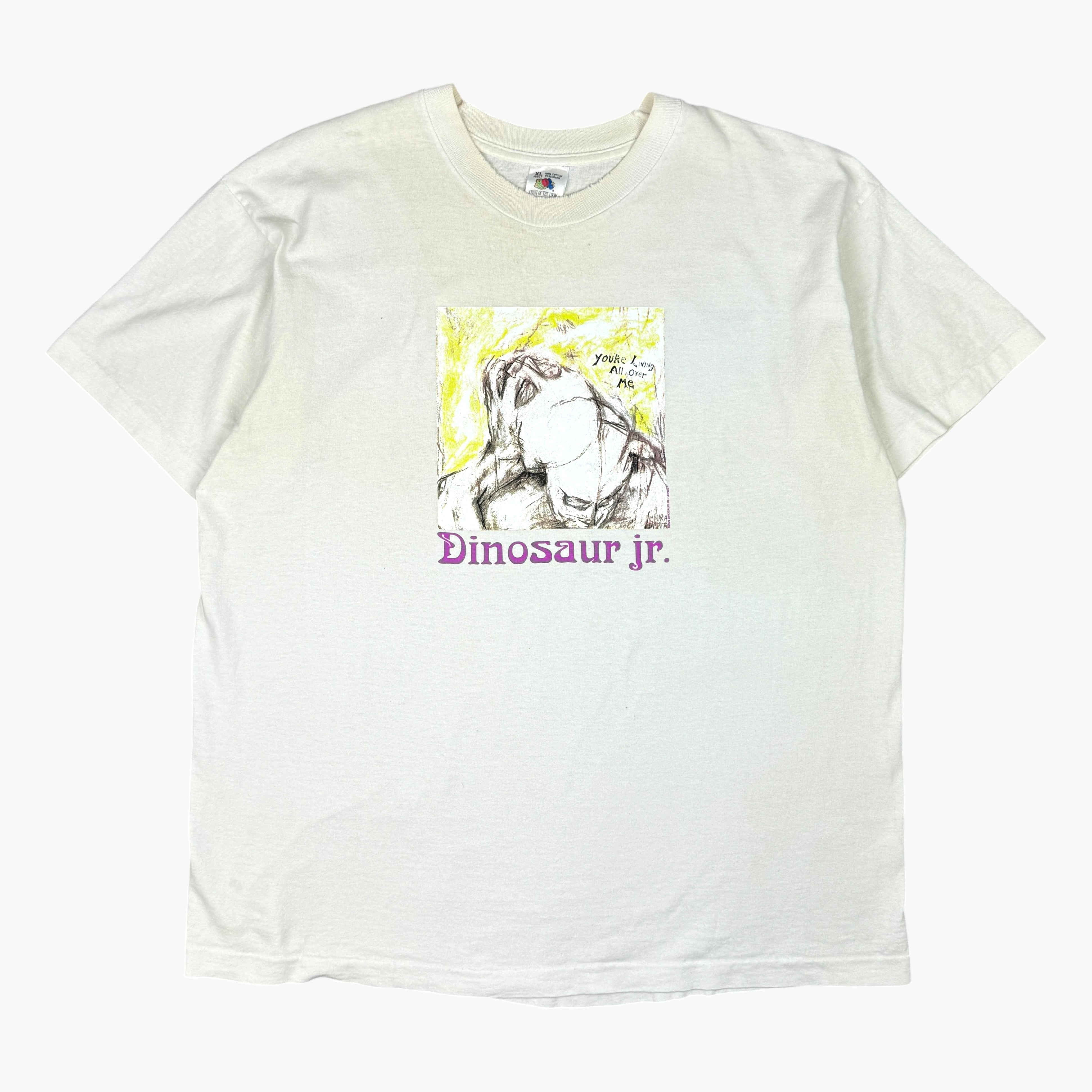 DINOSAUR JR. YLAOM VINTAGE WHITE T-SHIRT – JERKS™