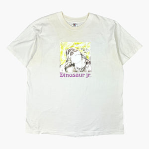 DINOSAUR JR. YLAOM VINTAGE WHITE T-SHIRT