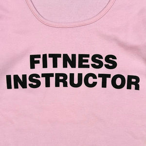EARLY 00S FITNESS INSTRUCTOR BABY TEE