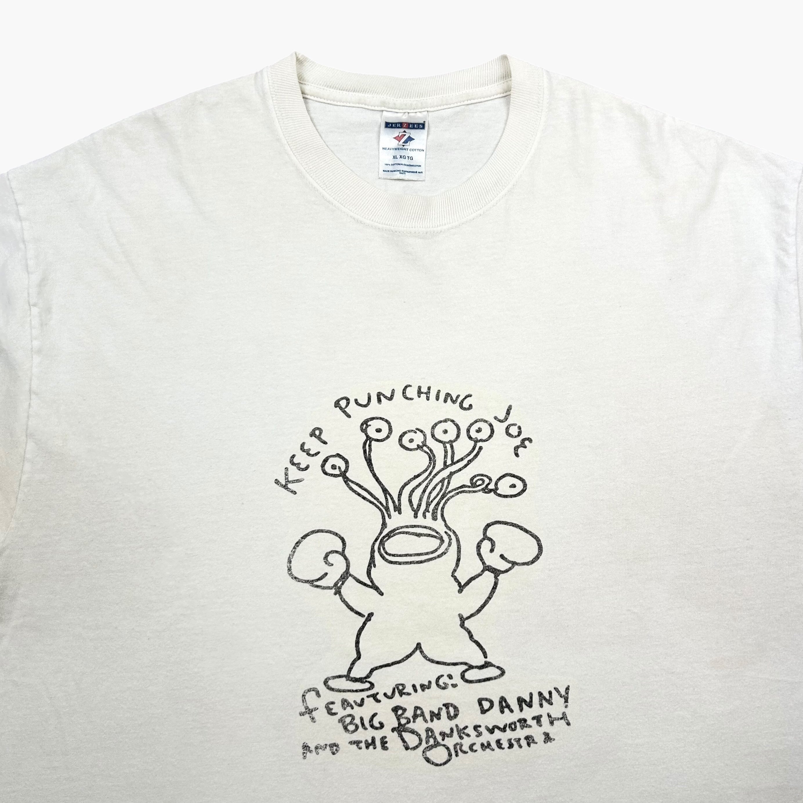 T-shirt Vintage Daniel Johnston - Taille XL, Blanc, Occasion Très Bon état