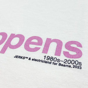JERKS™ / BEAMS ART HAPPENS WHITE T-SHIRT