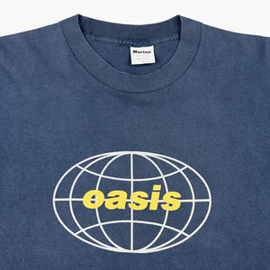 oasis 1998年イベント Tシャツ Sサイズ ネイビー 1998 OASIS T-SHIRT – JERKS™