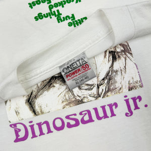 DINOSAUR JR. YLAOM VINTAGE WHITE T-SHIRT