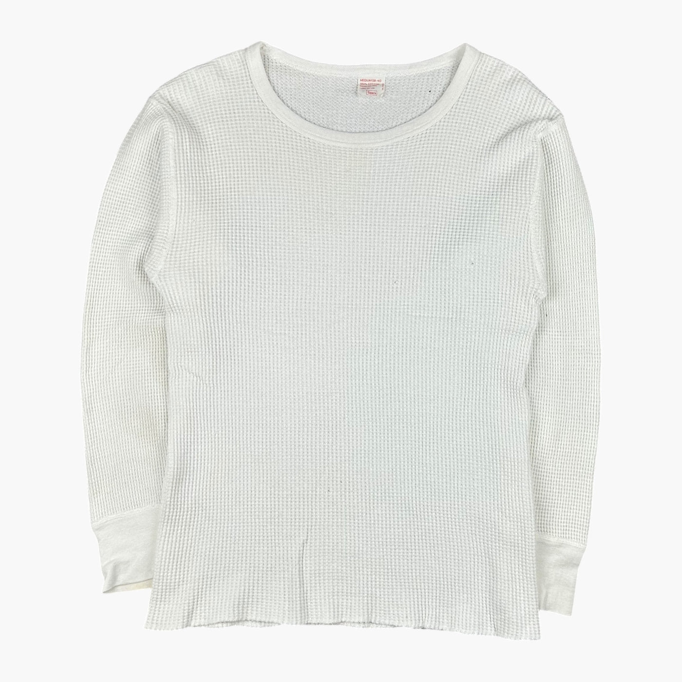 1980s WHITE THERMAL L/S