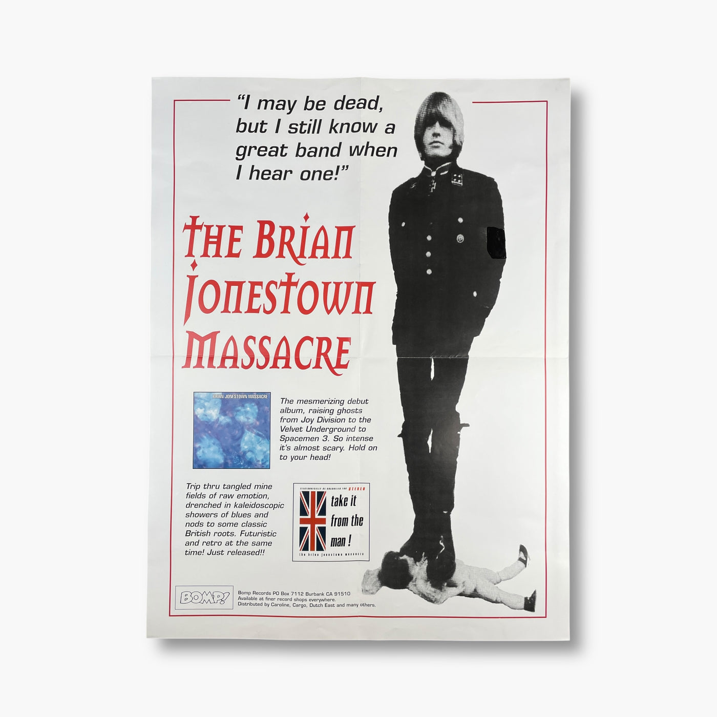 1995 BRIAN JONESTOWN MASSACRE POSTER