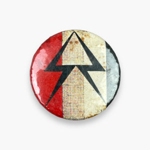 EARLY 80S THROBBING GRISTLE BADGE