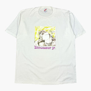 DINOSAUR JR. YLAOM VINTAGE WHITE T-SHIRT