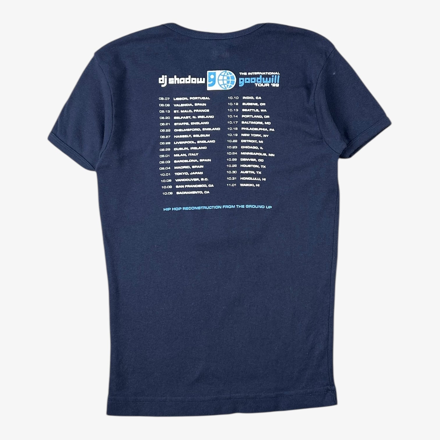 DJ SHADOW Tシャツ DJ Shadow Endtroducing Panoramic ﻿Tee - Espresso