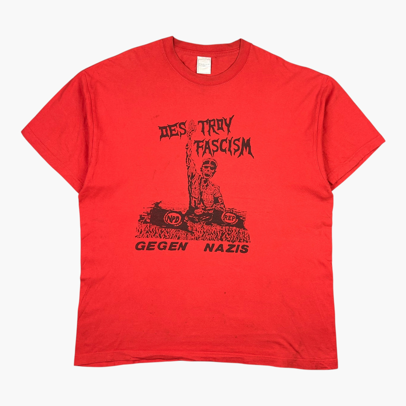 EARLY 00S DESTROY FASCISM T-SHIRT