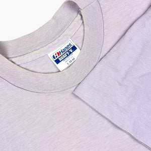 1980s LILAC HANES 50/50 T-SHIRT