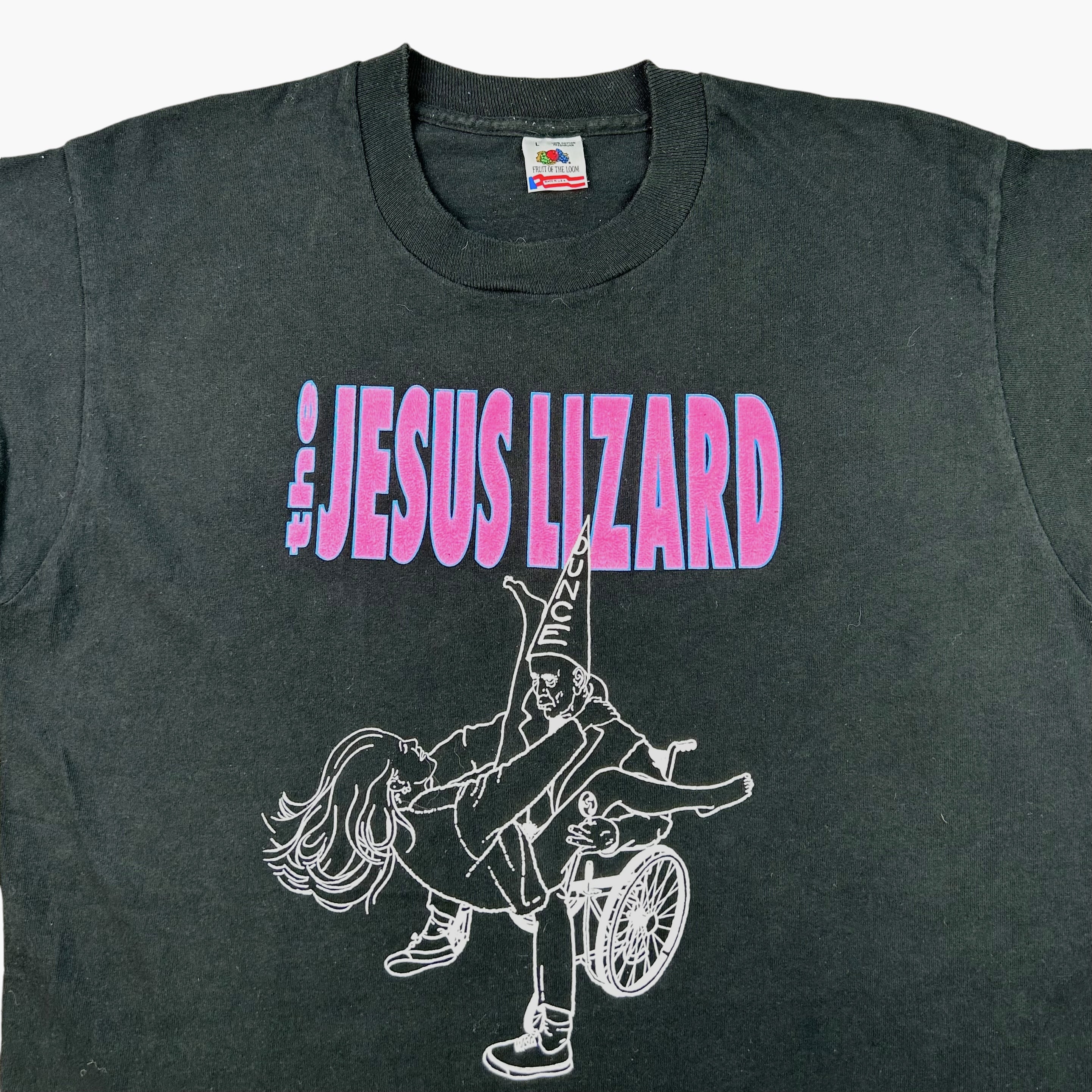 90s JESUS LIZARD Tシャツ EARLY 90S JESUS LIZARD T-SHIRT – JERKS™