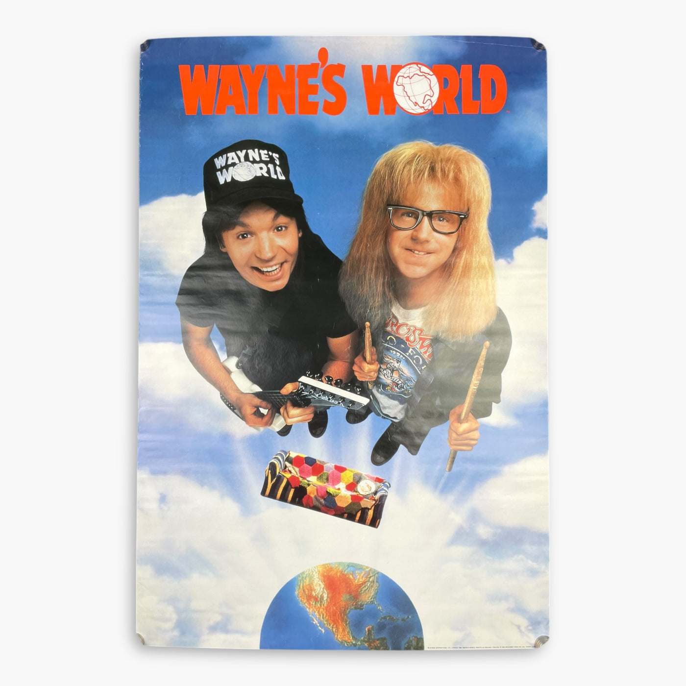 1992 WAYNES WORLD POSTER