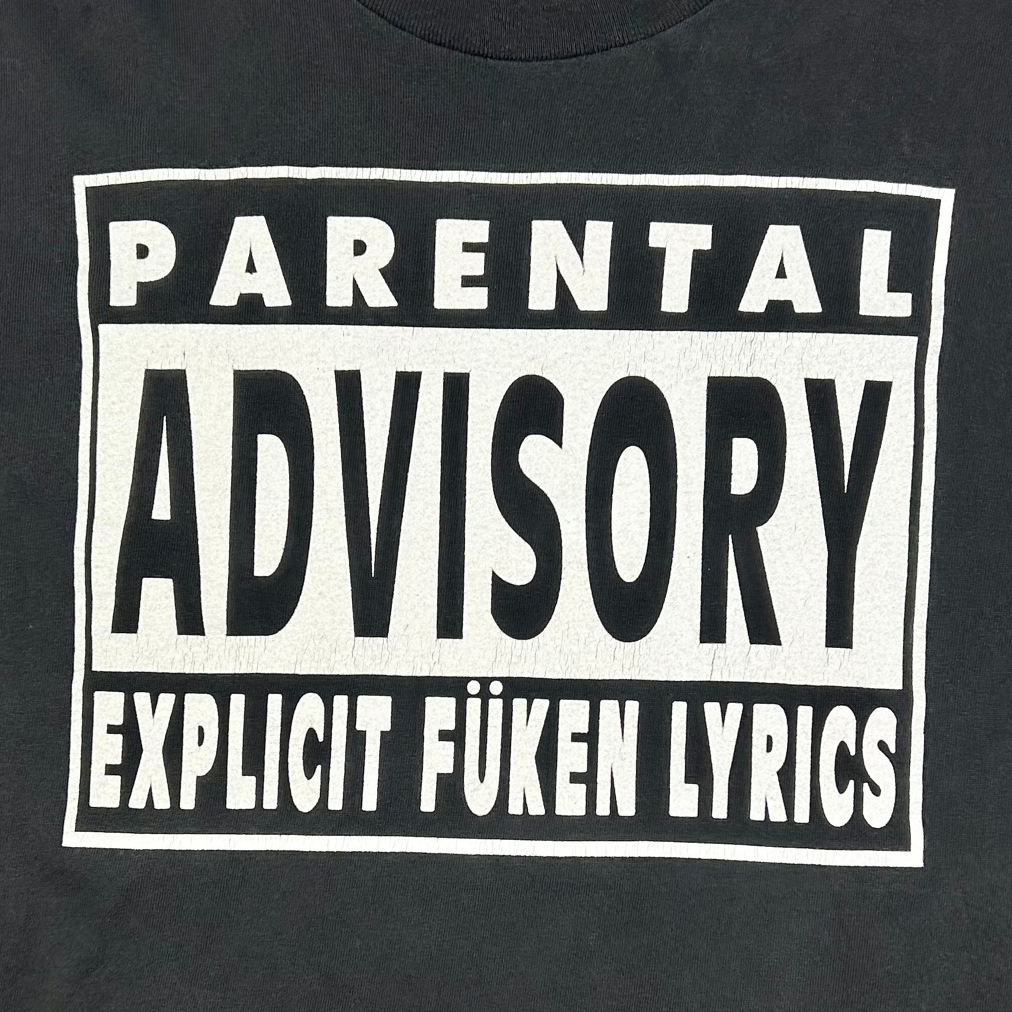 EARLY 90S PARENTAL ADVISORY T-SHIRT – JERKS™