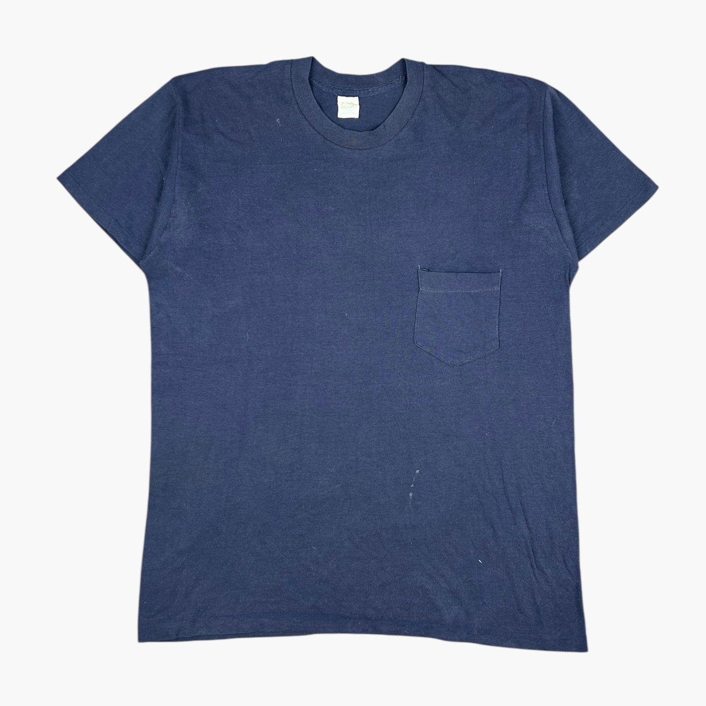 1980s NAVY POCKET T-SHIRT
