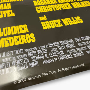 2007 PULP FICTION POSTER