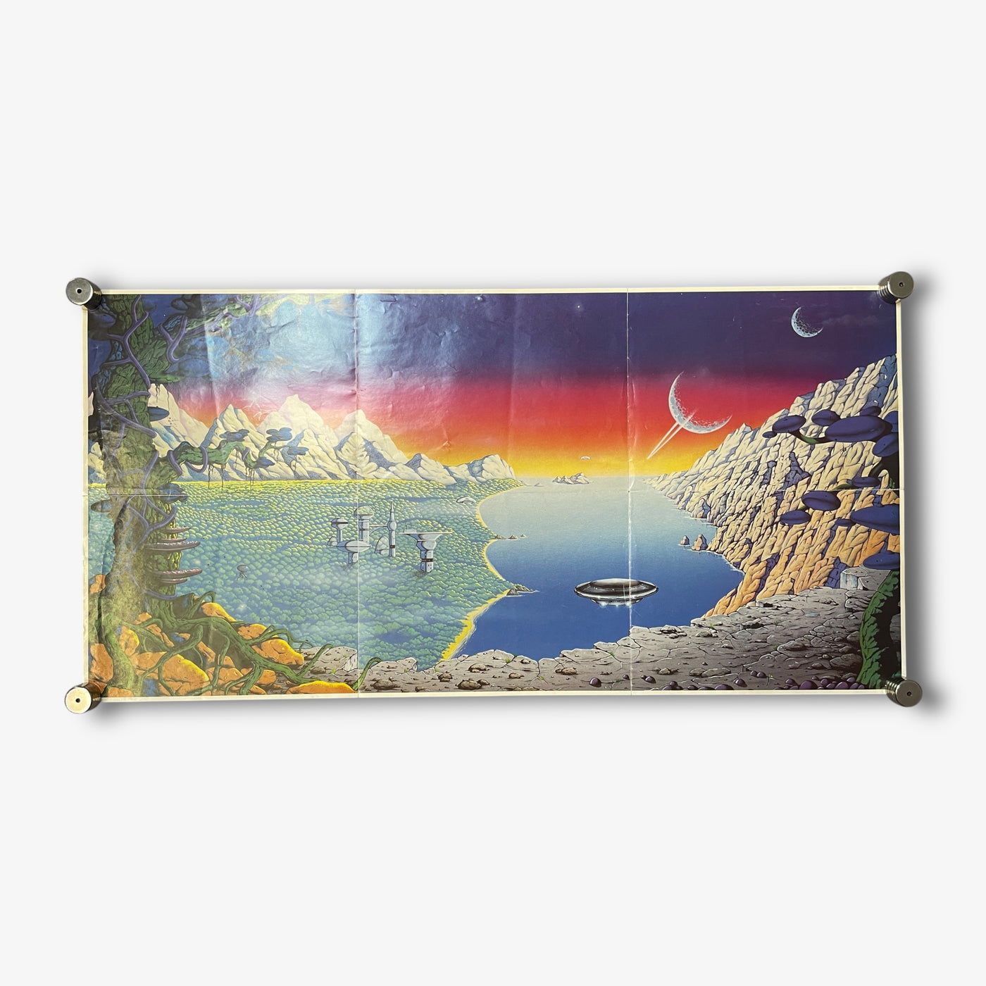 EARLY 90S PSYCHEDELIC SCI-FI POSTER