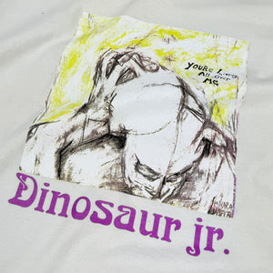 DINOSAUR JR. YLAOM VINTAGE WHITE T-SHIRT