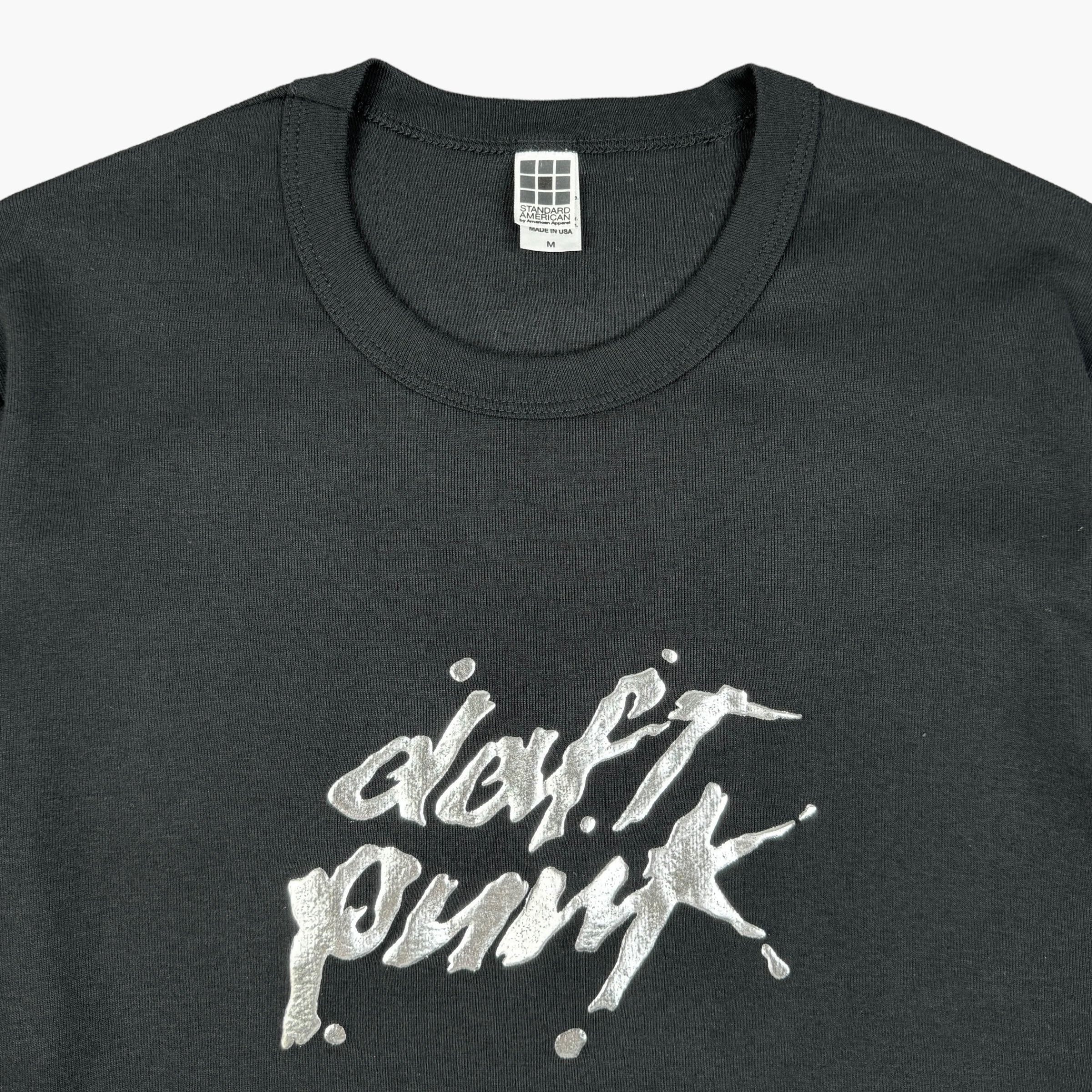ミュージシャン DAFT PUNK SILKSCREEN PRINTING T SHIRT 01 2001 DAFT PUNK T-SHIRT – JERKS™