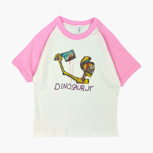 DINOSAUR JR. START CHOPPIN' PINK S/S RAGLAN