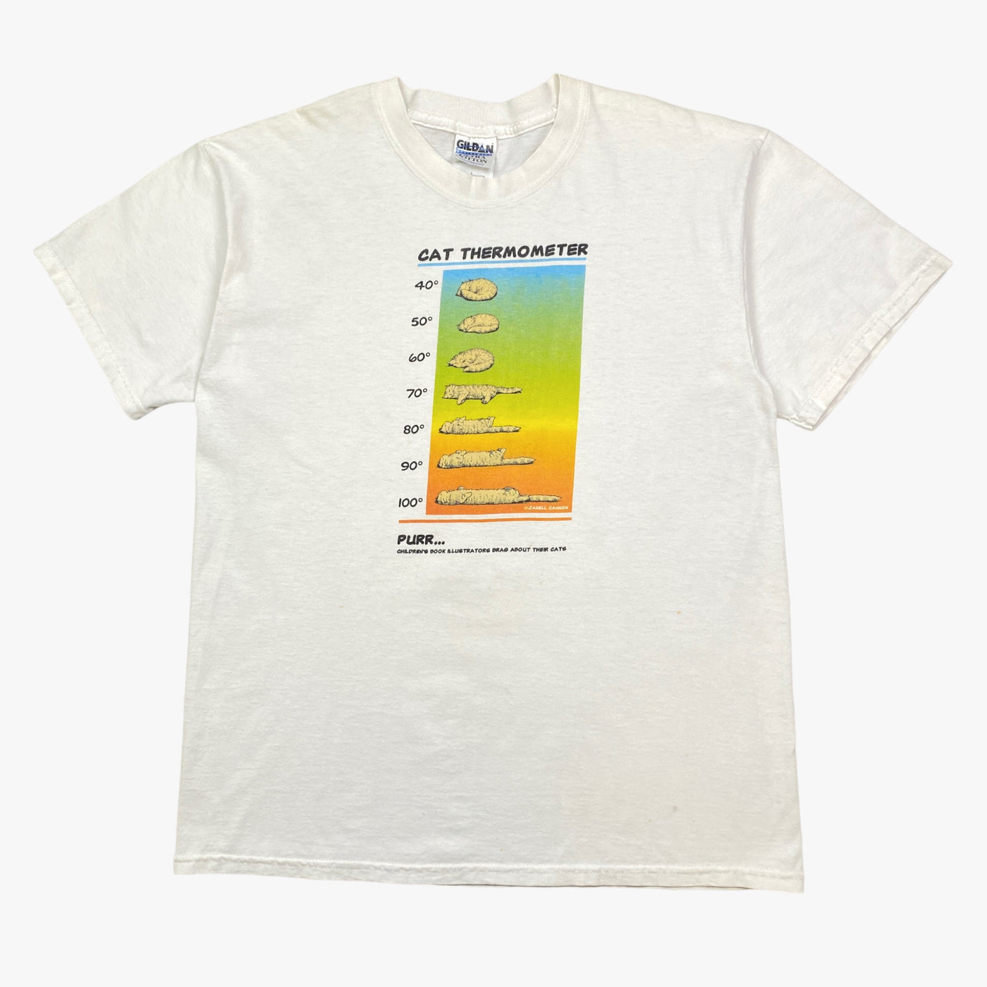 LATE 90S CAT THERMOMETER T-SHIRT