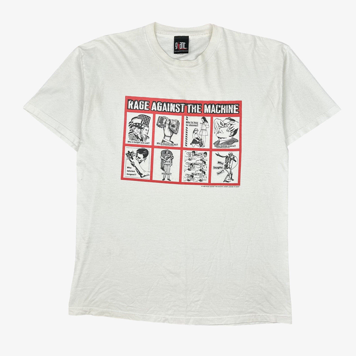 ゆ*ん様 Rage Against The Machine Tシャツ 1997 RAGE AGAINST THE MACHINE T-SHIRT – JERKS™