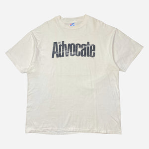 EARLY 90S THE ADVOCATE T-SHIRT