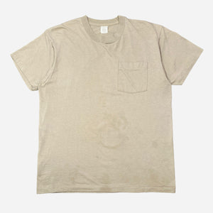 EARLY 90S FADED BEIGE POCKET T-SHIRT