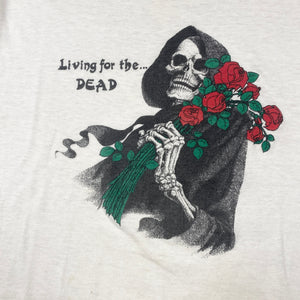 LATE 80S LIVING FOR THE DEAD T-SHIRT