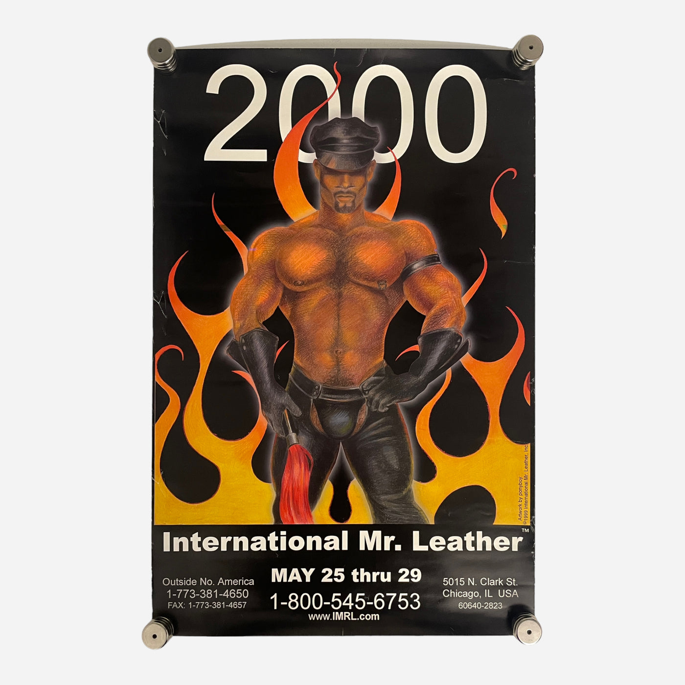 2000 INTERNATIONAL MR LEATHER POSTER