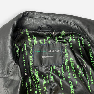 C. 00 THE MATRIX LEATHER TRENCH COAT