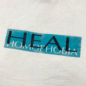 EARLY 90S HEAL HOMOPHOBIA T-SHIRT