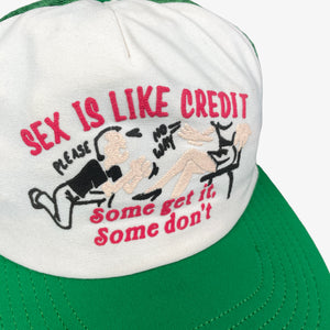 LATE 80S SEX IS LIKE CREDIT CAP