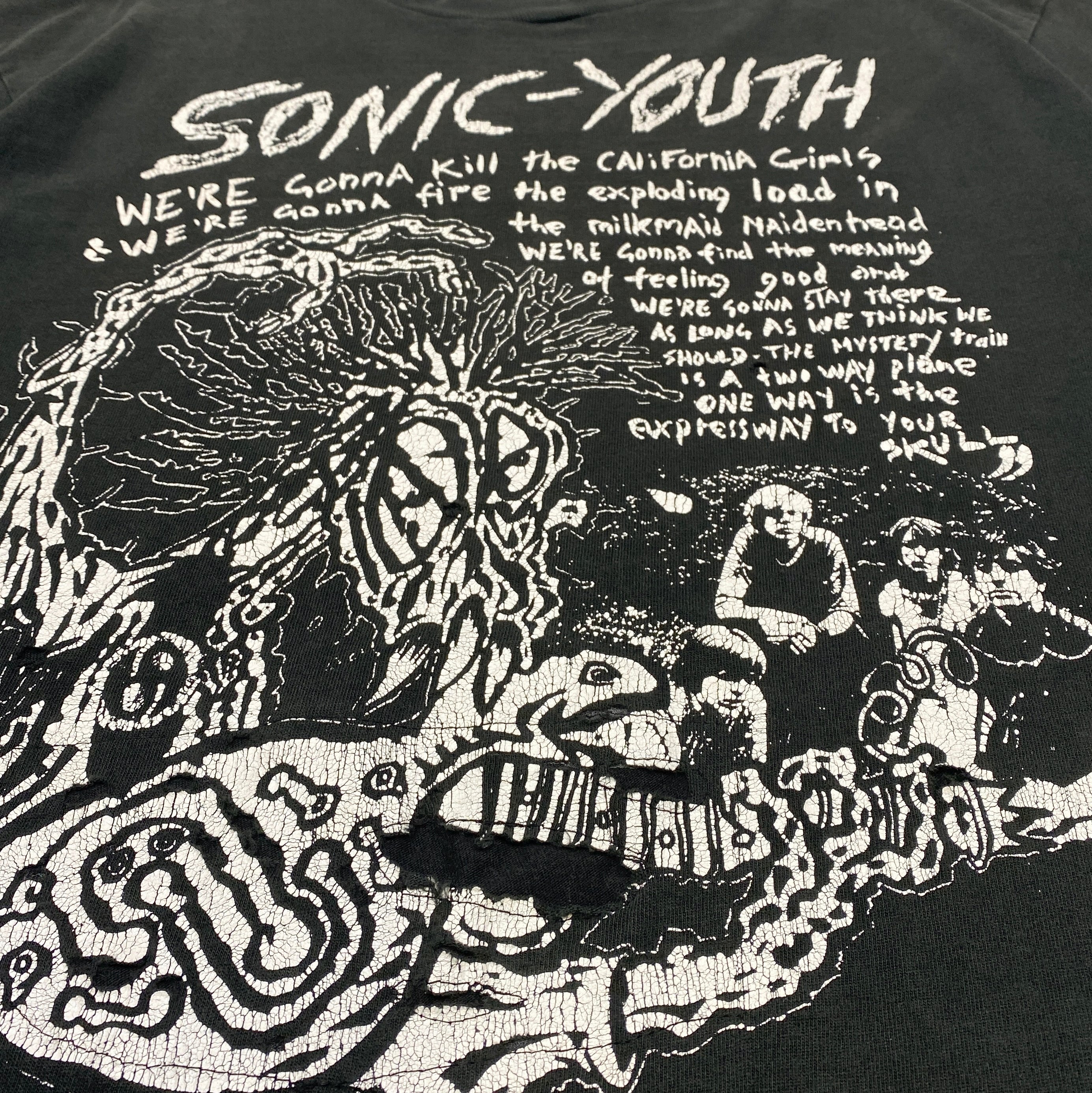 C. 1990 SONIC YOUTH T-SHIRT – JERKS™