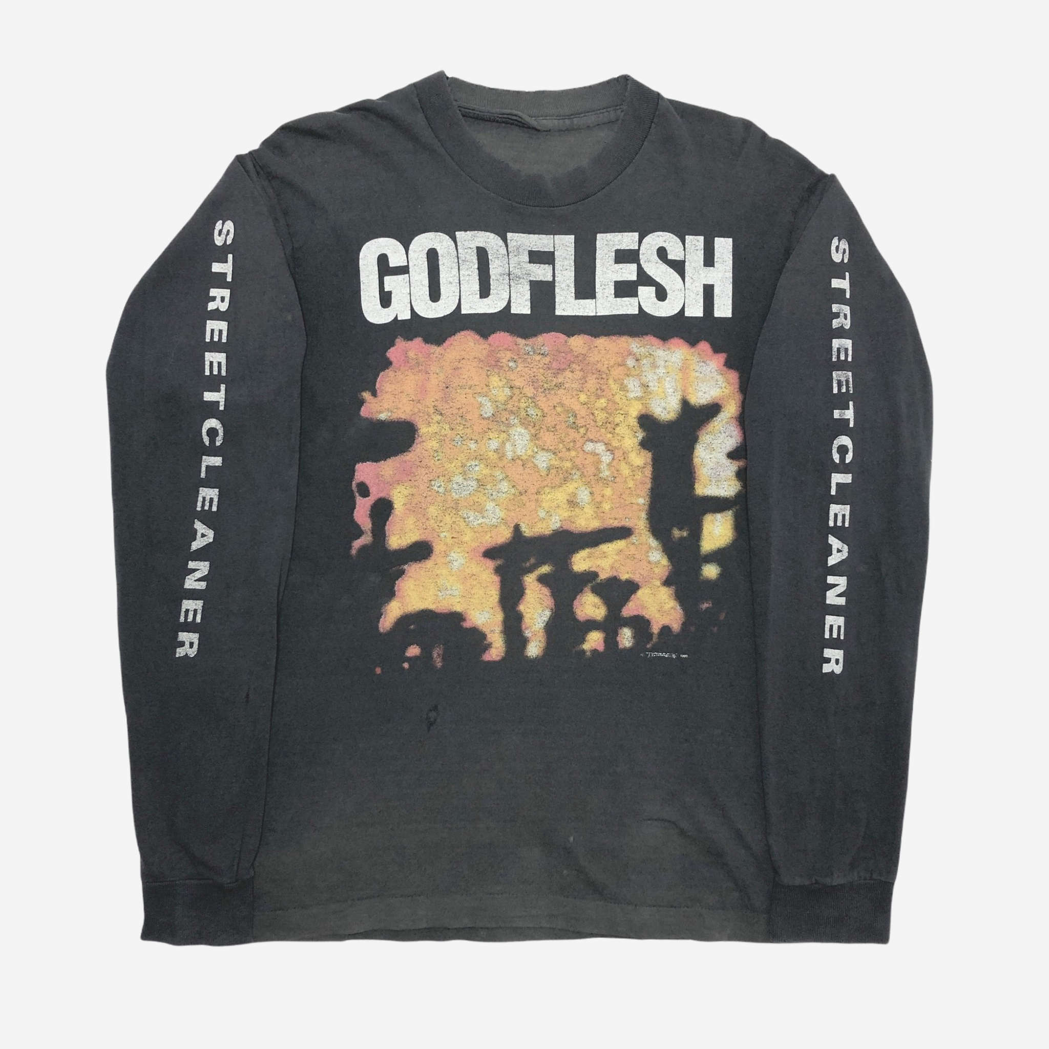 Vintage 1996 GODFLESH LONG SLEEVE TシャツXL Vintage 1996 GODFLESH LONG SLEEVE TシャツXL | Shop at