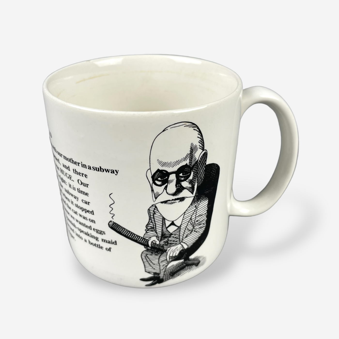 EARLY 90S SIGMUND FREUD MUG