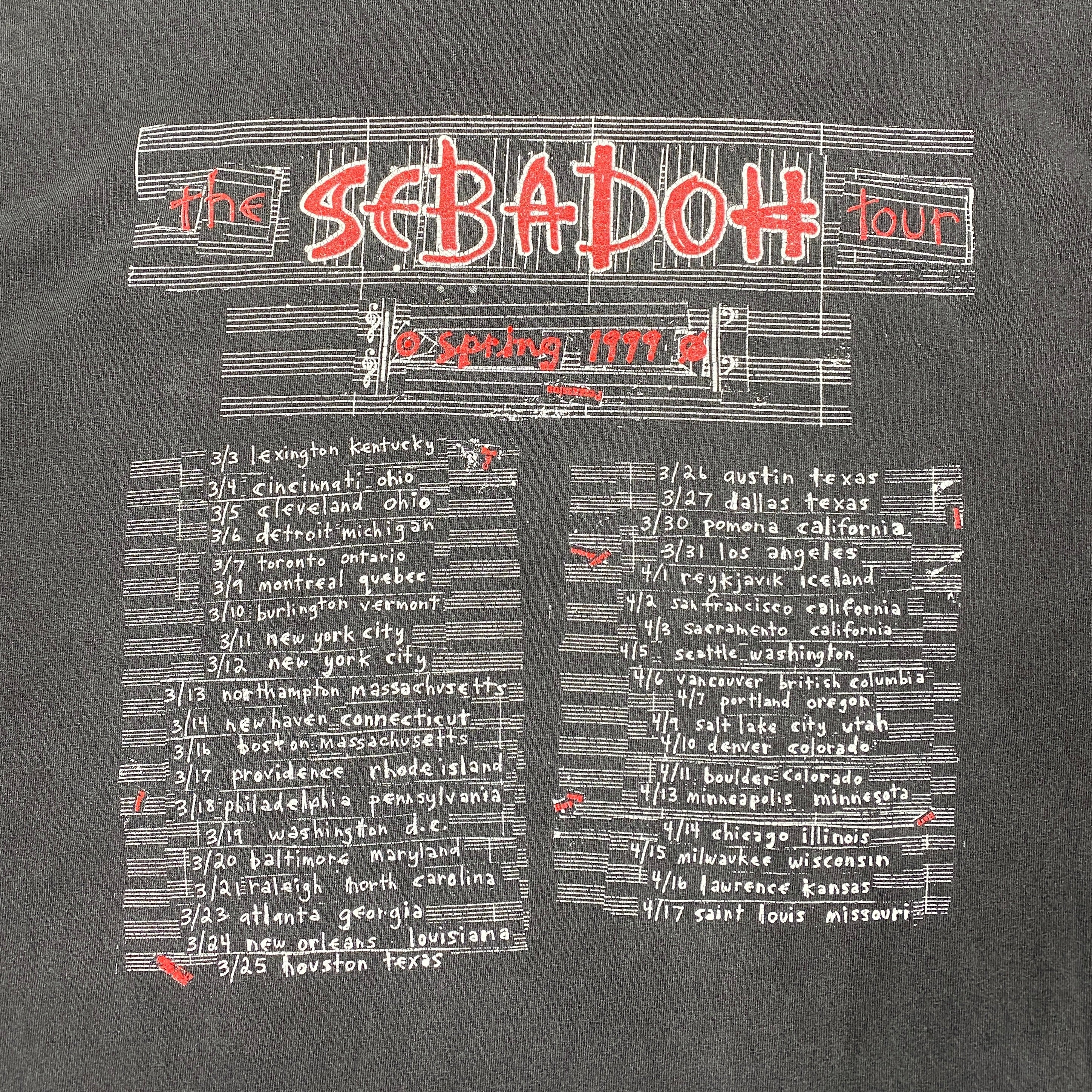 希少 90's 1999 The Sebadoh バンド ロンT 1999 SEBADOH T-SHIRT – JERKS™