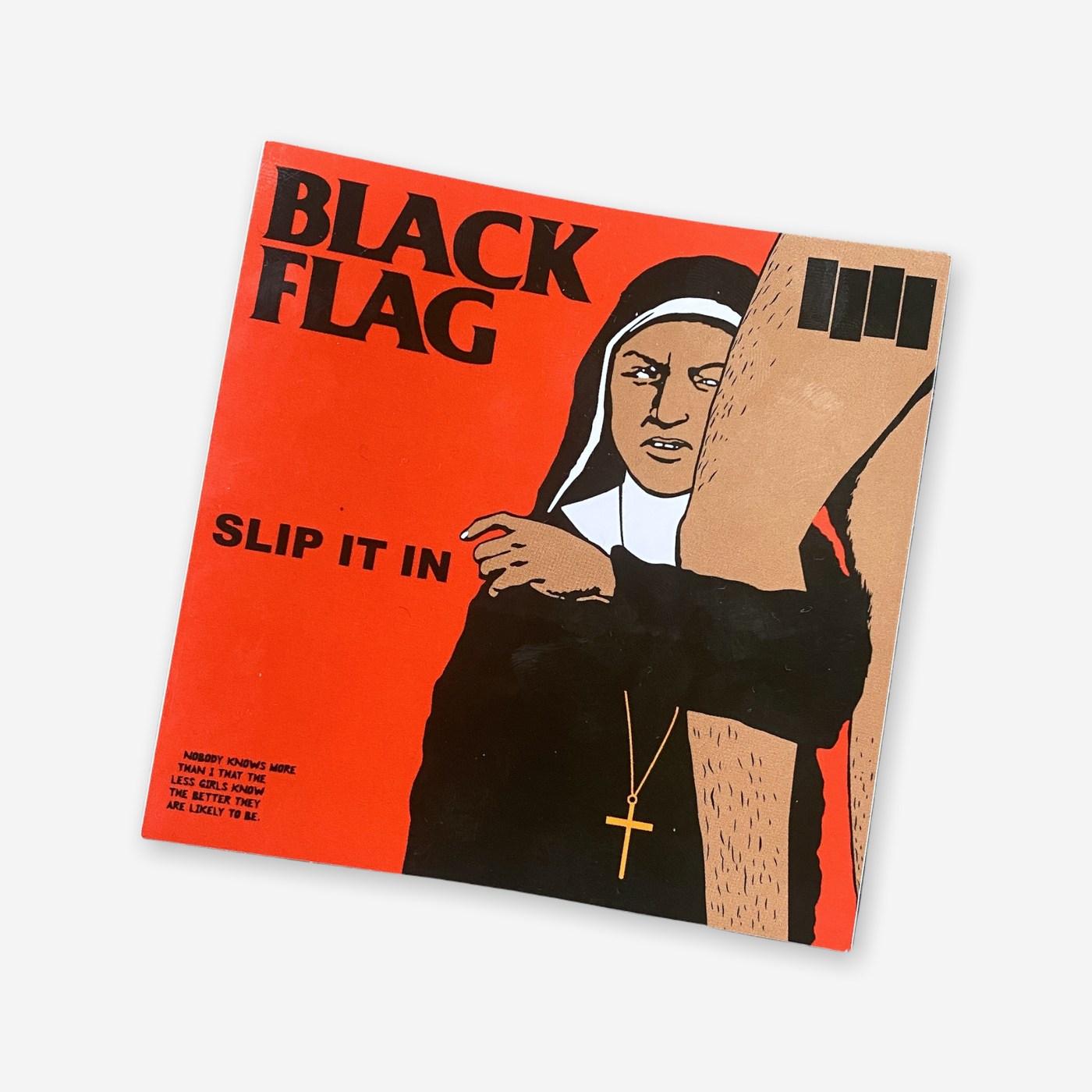 90s BLACK FLAG ‘SLIP IT IN' STICKER