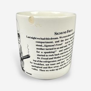 EARLY 90S SIGMUND FREUD MUG