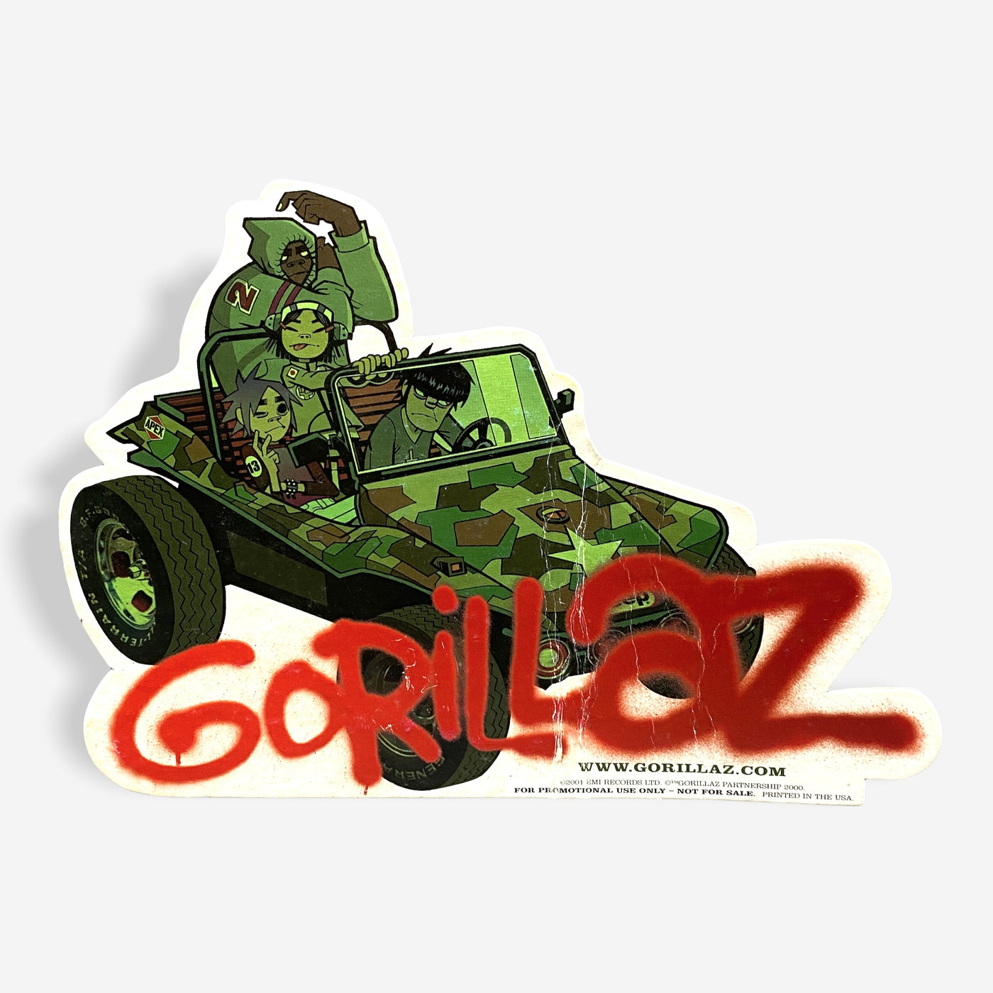 2001 GORILLAZ DISPLAY