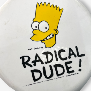 1991 BART SIMPSON FRISBEE