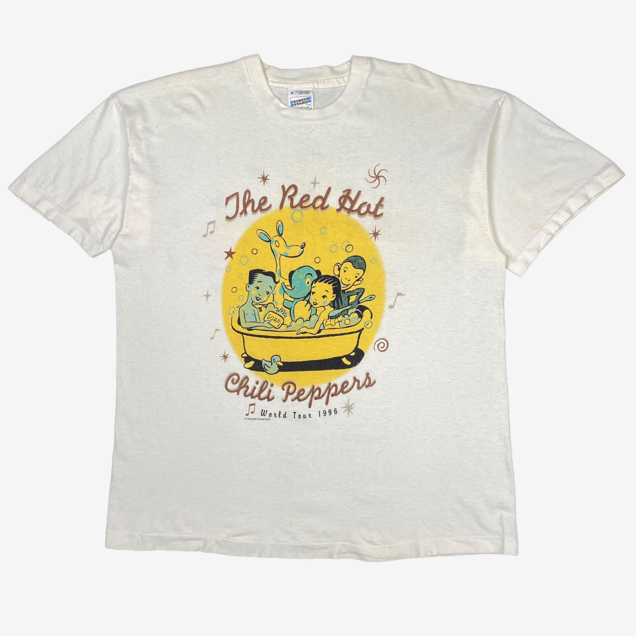 RED HOT CHILI PEPPERS T-SHIRTS & MERCHANDISE ARCHIVE