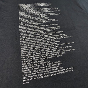 MID 90S JENNY HOLZER TRUISMS T-SHIRT